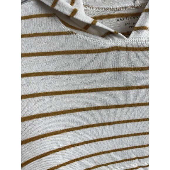 American Eagle Soft & Sexy Plush Women XS Sweater Top‎ Hoodie Striped 0200 - Picture 2 of 7